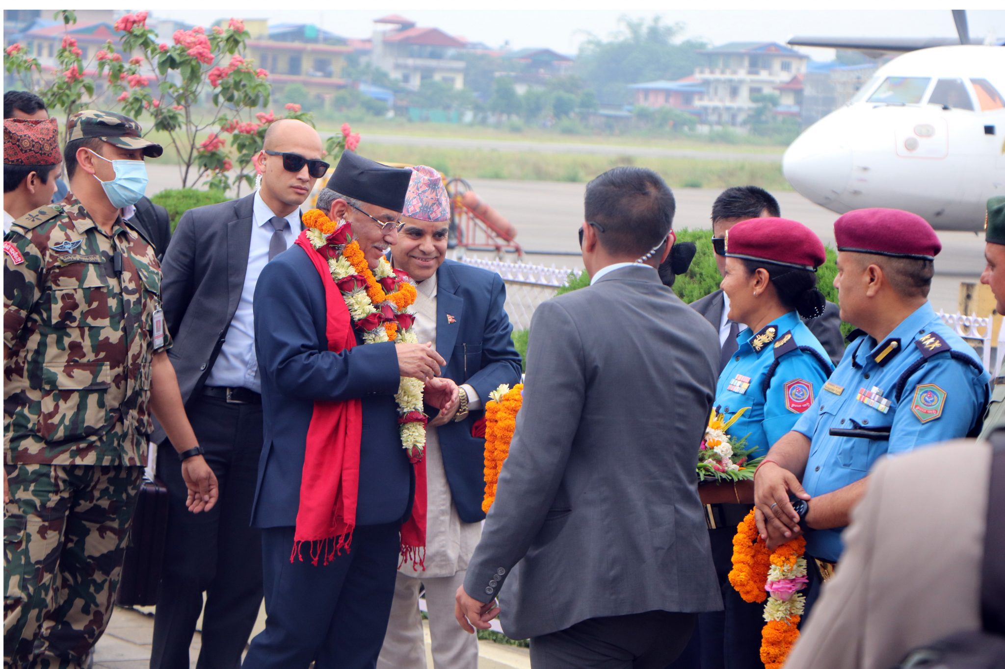 प्रधानमन्त्री दाहाल चितवनमा