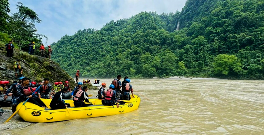 सिमलतालमा बस खोज्न प्रयोग गरिएको १९ किलोको चुम्बक त्रिशूलीले बगायो